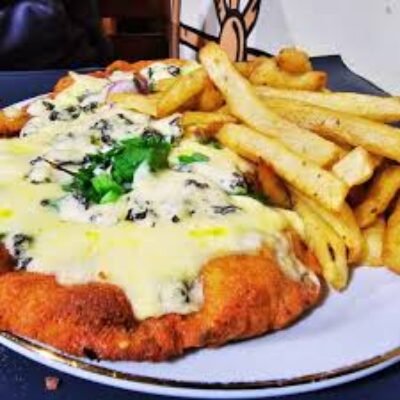 Milanesa ROQUEFORT CON ANCHOAS